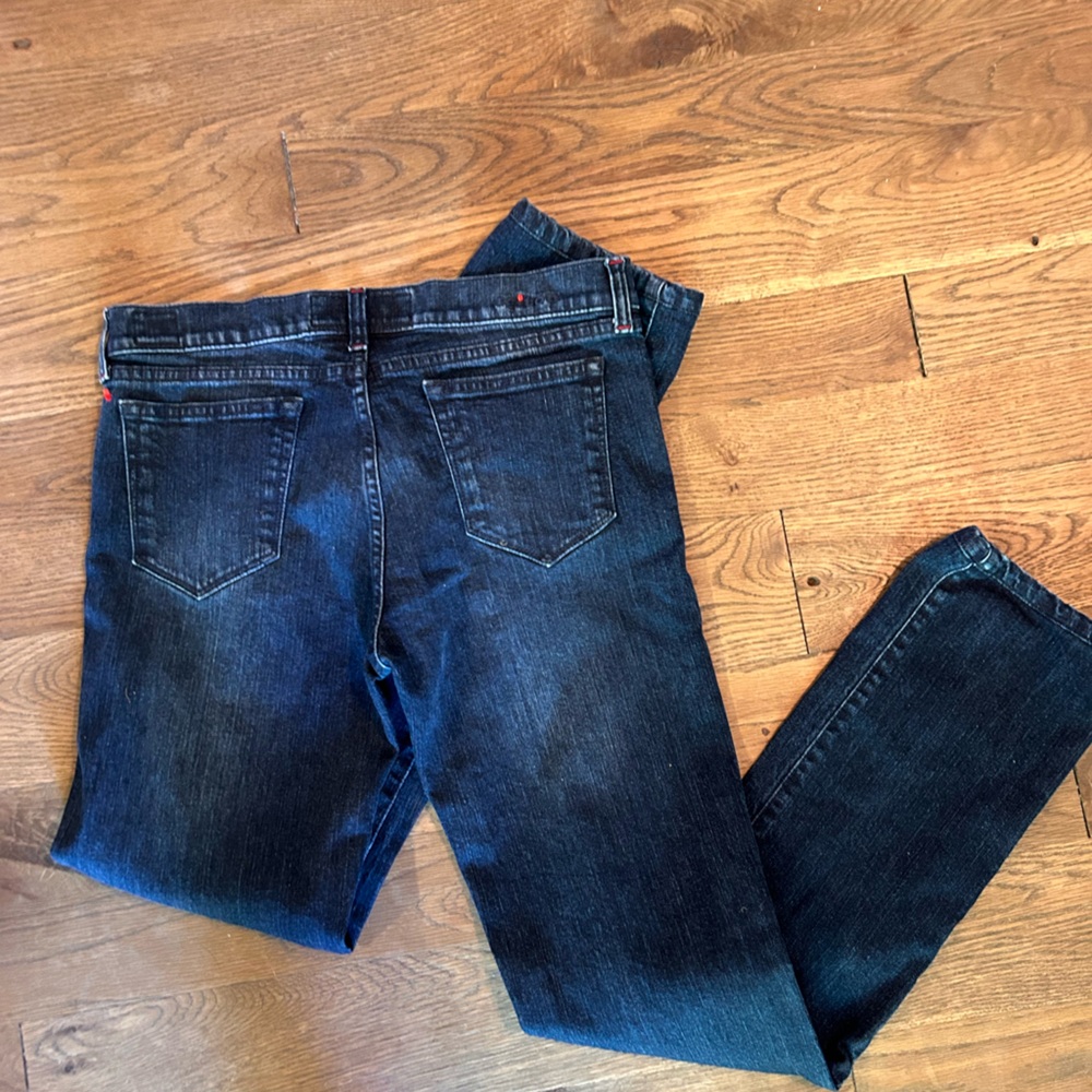 Kiton Napoli luxury Blue Jeans Mens Sz 42, 29” inseam skinny fit Made In Italy